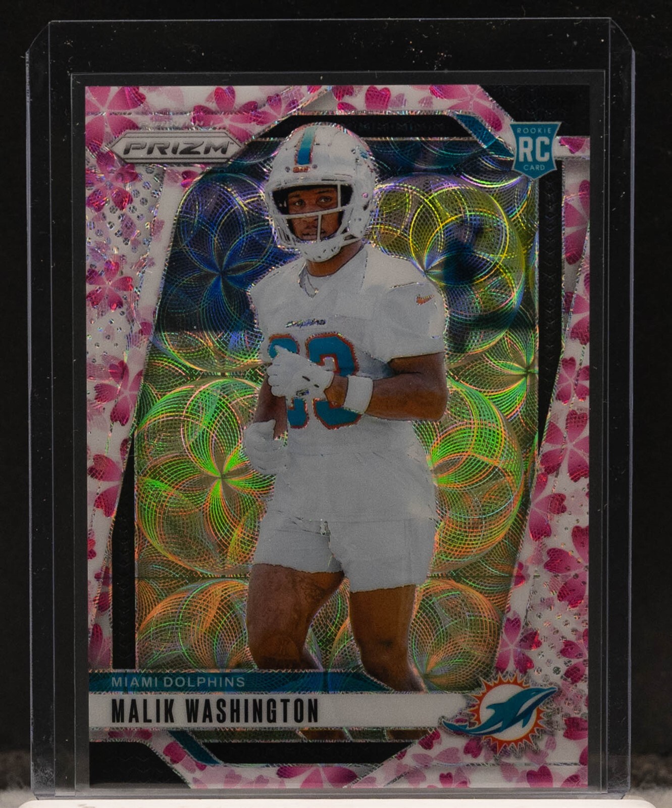 Malik Washington 2024 Prizm 371 Cherry Blossom Scope Prizm RC 2/15