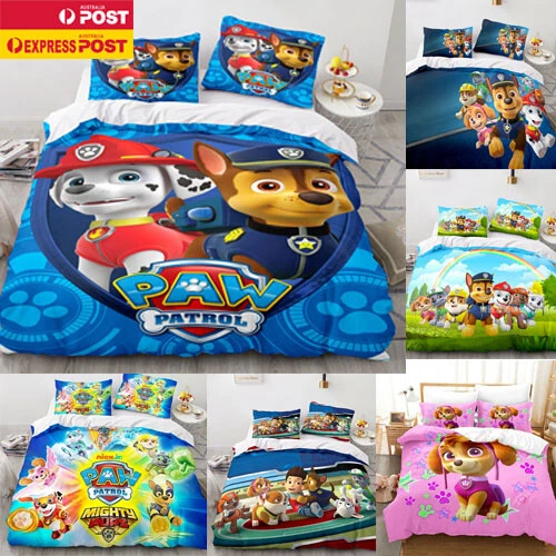 Paw Patrol Bedding Quilt Duvet Covers Pillowcases Single Double Queen AUPOST - Picture 2 of 65