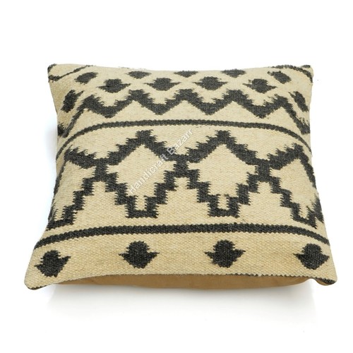 Throw Pillow Cushion Cover Wool Jute Pillow Cases Jute Home Decor 2 Pcs Christma - Picture 47 of 75