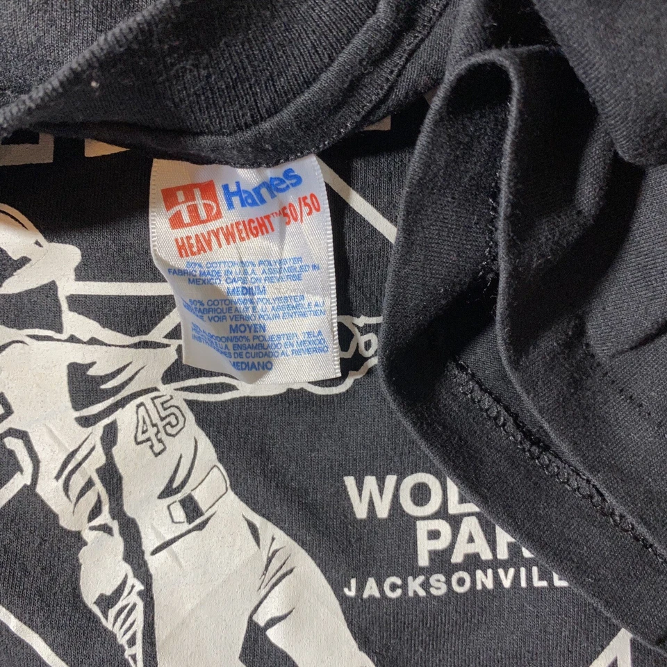 Camisa de béisbol vintage Michael Jordan Barons talla mediana 1994 rara Foto 3 de 4