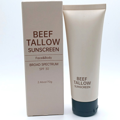 Beef Tallow Sunscreen Face And Body Non Greasy SPF 30 2.46oz Exp: 12/2027