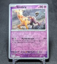 Girafarig Common Reverse Holo Psychic Temporal Forces Pokemon TCG Card 066/162