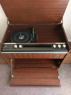 Vintage Hmv Sceptre 80 Radiogram Stereo Record Player Radio 1970s