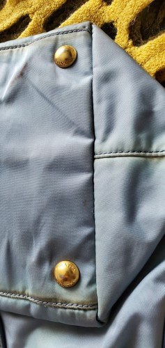 Prada Tessuto+Saffiano 2-Way bag Pervinca (light blue) - 第 13/14 張圖片