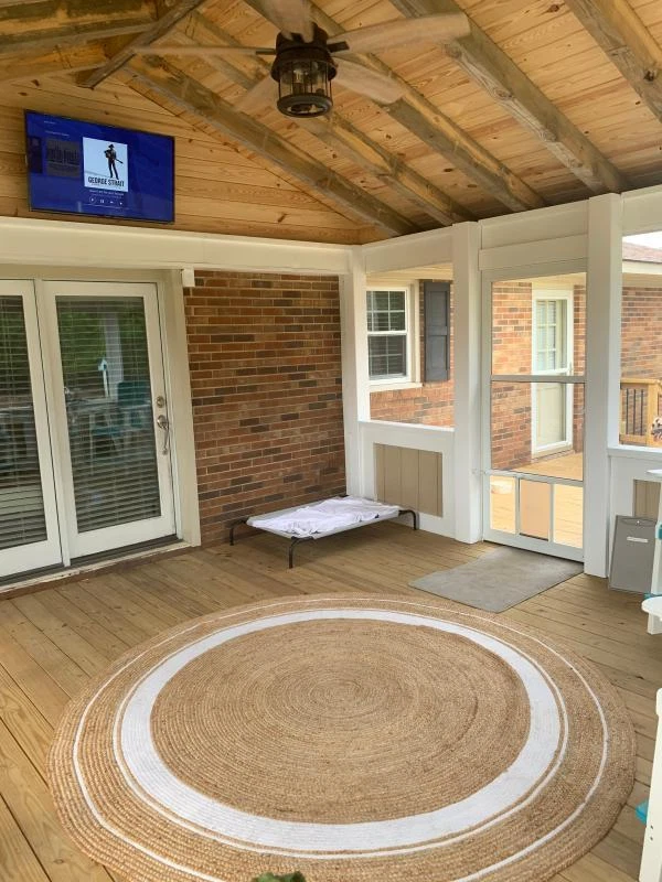 Runder Jute Teppich Flechtstil Landhaus Jute Vorleger Rustikal Look Flickente... - Bild 2 von 4