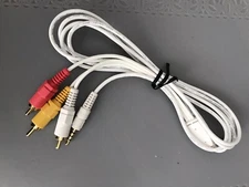 AUX Male 4 ft 3.5mm to 3 RCA AV Audio Video Male Adapter Cable USA SELLER