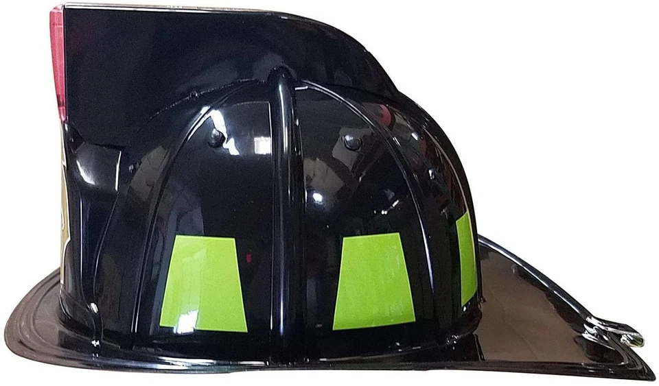 Casco de bombero negro luces sonidos niños niños juguete disfraz Aeromax Foto 3 de 4