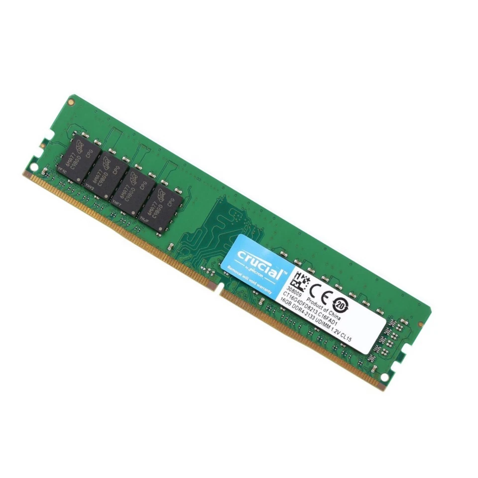 Crucial 64GB (4X 16GB ) DDR4 2133MHz PC4-17000 UDIMM Memory Ram CT16G4DFD8213 - Image 4 of 4