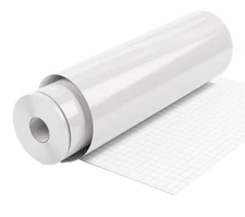 2- 12" x 40 ft Roll White Adhesive Vinyl Easy Cut Indoor/Outdr UV Waterproof 80'