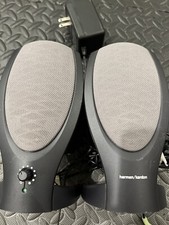 Rare HARMON KARDON REV A00 Computer Speakers w/ POWER SUPPLY Set ac headphone