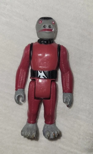 Vintage 1980 Kenner Star Wars Snaggle Tooth Maroon Figure