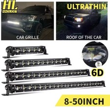 Faro Led Barra Luminosa Fuoristrada Auto Suv 4x4 Camion Luce Potente 6000K
