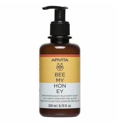 Apivita Bee My Honey Moisturizing Body Milk Honey & Aloe 200ml, 97% Natural