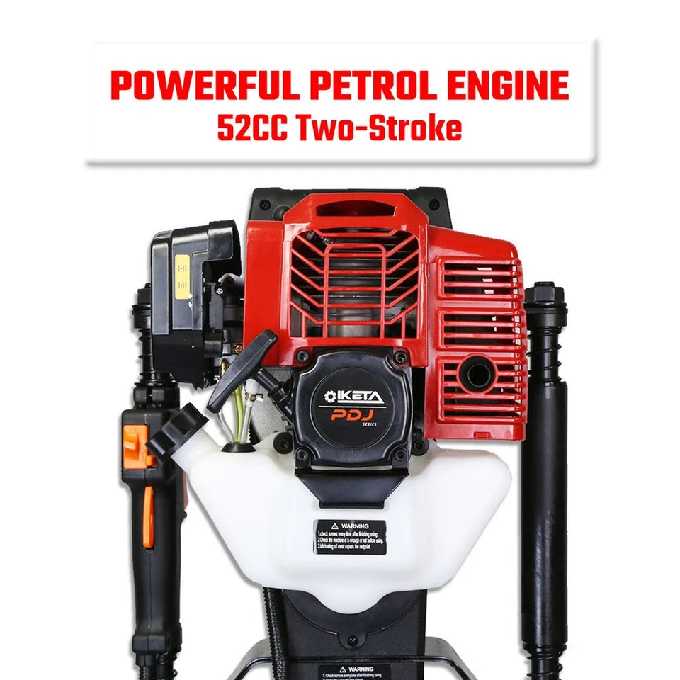 Petrol Post Driver 52cc 2 Stroke Pile Picket Star Rammer Farm Fence Fencing - image 3 of 4