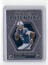 2023 Panini Donruss Optic - Hidden Potential #HP-AR Anthony Richardson (RC)