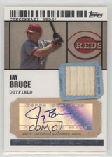 2009 Topps Ticket To Stardom Auto Relics 256/489 Jay Bruce #TSAR-JB Auto 7ka