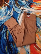 New Banana Republic Men's 5 Pocket Pant Slim Fit Stretch Fabric Tan Size 34 x30