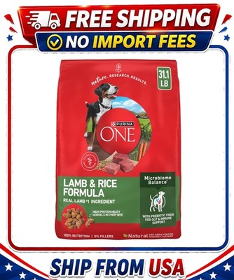 Purina ONE Lamb & Rice Flavor Dry Dog Food, 31.1 lb. Bag