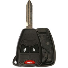 KeylessOption Just The Case Keyless Entry Remote Control Car Key Fob Black