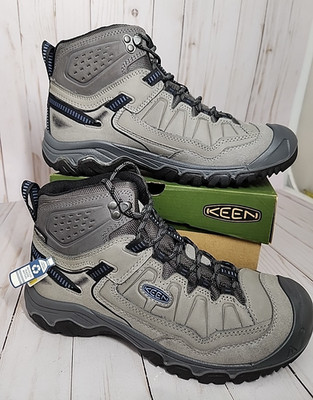 Keen Men's Targhee lV Mid WP Boots Steel Grey Coronet Blue 1029826 Sz: 8.5 