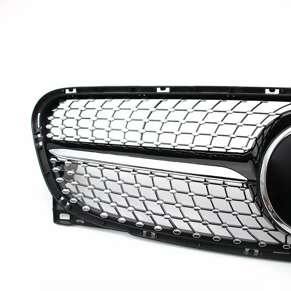 Front Upper Grille Grill w/Emblem For Mercedes Benz X156 2014-2017 GLA200 GLA250 - Изображение 3 из 4