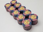 Lot 100 NEW 1971 CERROMAR BEACH CB $500 a Casino chip DORADO Puerto Rico poker R — photo 5