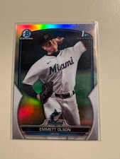 2023 Bowman Draft EMMETT OLSON Chrome Refractor #BDC-10