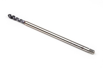 Haas M6x1.0 M HSS-E Spiral Flute Ext. Tap, 6mm Shank x 10mm Thread Length, 2.5XD