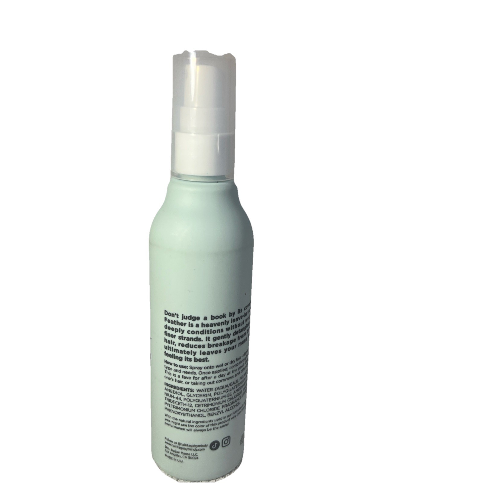 Hairitage by Mindy McKnight Light As A Feather Leave In Conditioner 6 FL Oz
