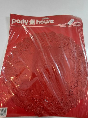 Party House Decorative Lace Doilies 10 inch diameter Pack of 8