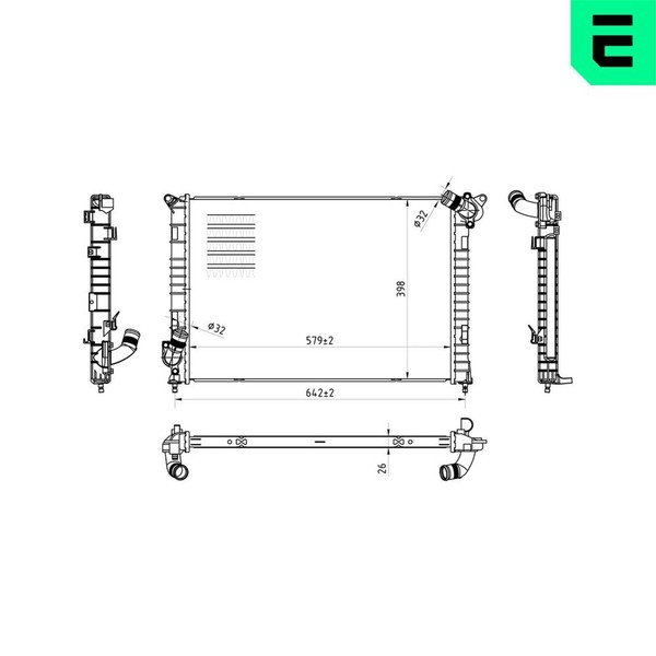 Era MotorküHler WasserküHler 673178 FüR Mini R50 R53 R52 Cooper Works-image
