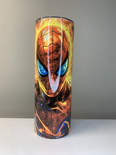 Spider-Man Tumbler 20oz Skinny Cup Mug Stainless Steel - 第 1/3 張圖片
