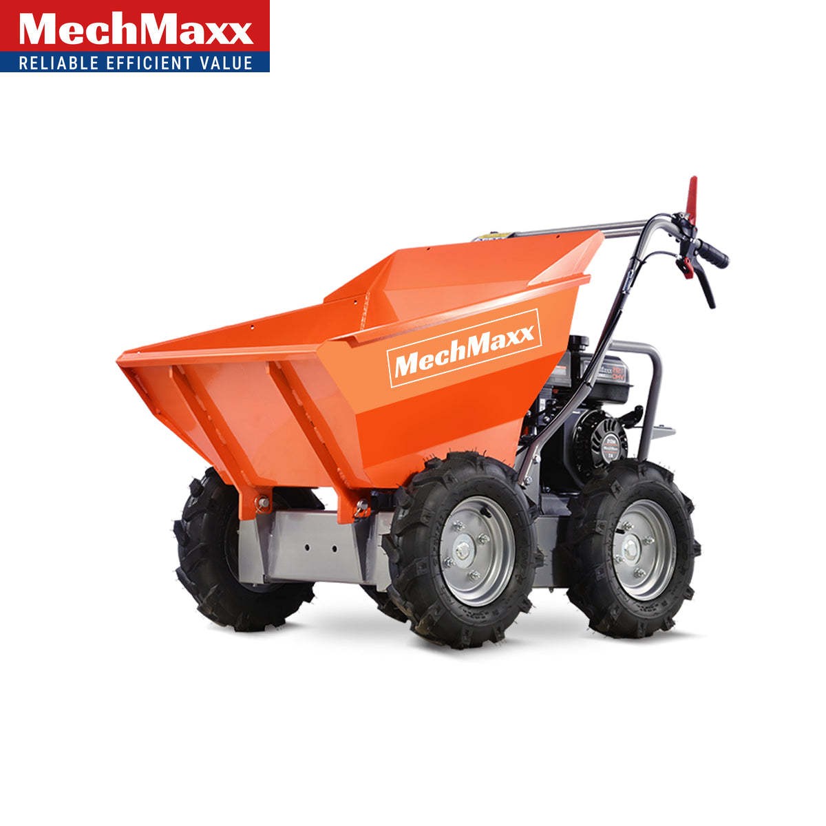 MechMaxx 660Lb Capacity 212cc 7HP Gas Powered Wheelbarrow Dumper Dump Cart, T30