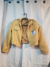 Juegos con disfraces manga de anime japonés - Attack on Titan Scouts Corp. Chaqueta uniforme