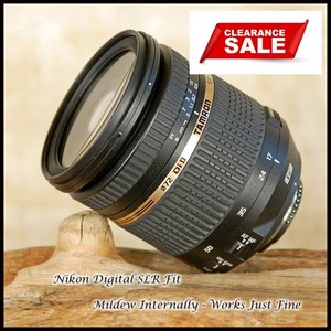 CLEARANCE Nikon fit Tamron 17 50mm F2.8 VC SP Lens - Works Fine - Mildew
