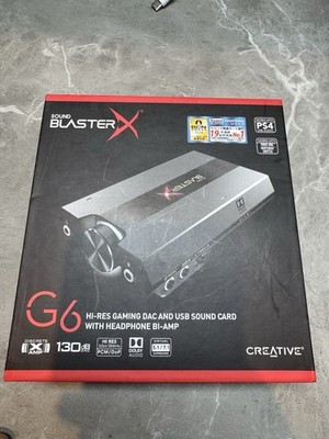 Creative Sound Blaster X G6 Hi-Res Gaming DAC und USB Soundkarte Kopfhörer BiAmp