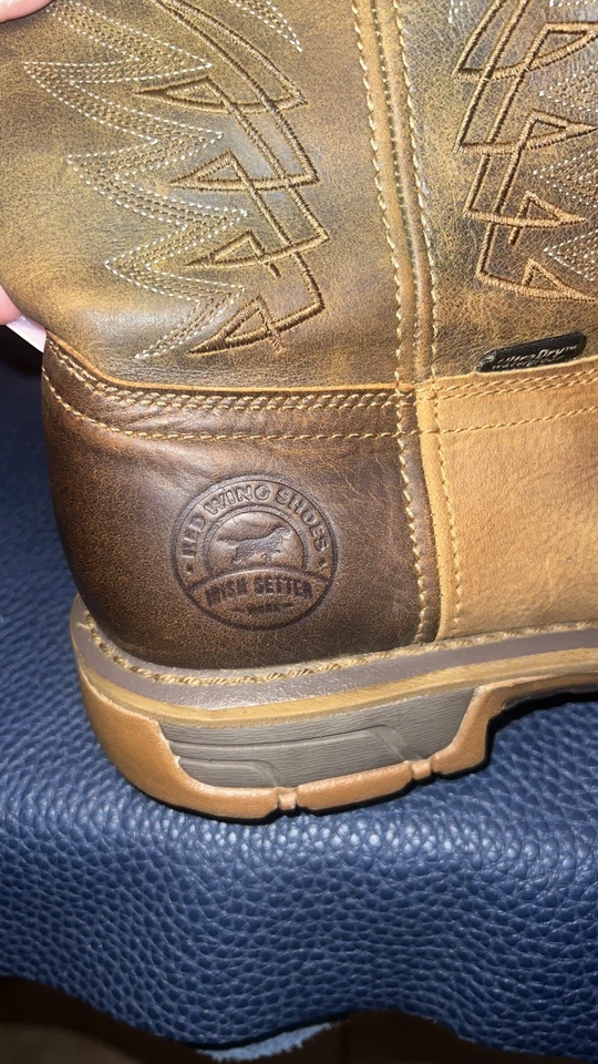 Botas marrones Irish Setter para hombre Marshall punta de acero talla 9,5 EE 83912 USADAS EN EXCELENTE ESTADO Foto 3 de 4