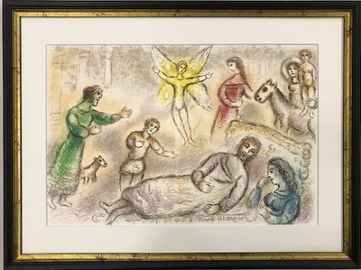 [Special price]   Marc Chagall   Lithograph [lithography] LA PAIX RETROUVEE