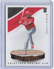 2020 Panini Chronicles #14 Aristides Aquino Magnitude Baseball MLB Reds