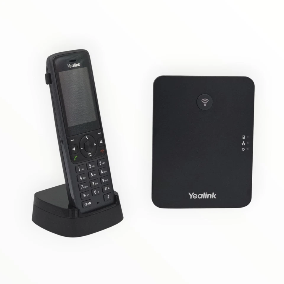 Yealink W78P IP Black TFT Landline Cordless Phone Base Handset - Image 2 of 4