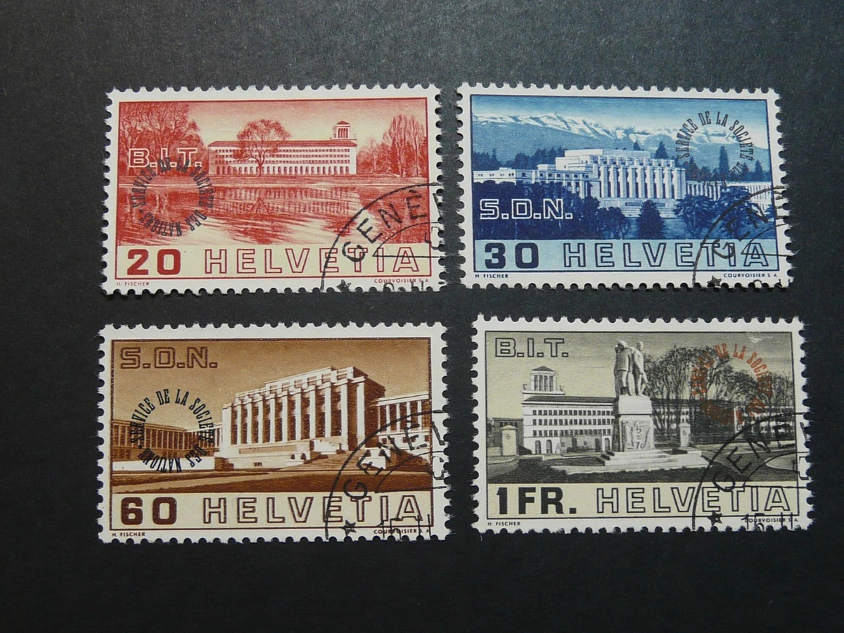 Schweiz, Ämter, SDN, Mi.-Nr.: 61-64 , gestempelt, KW: 35,00