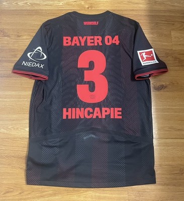 Authentic Bayer Leverkusen 25/26 Home Hincapie Jersey | eBay