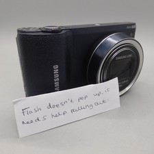 Samsung WiFi Digital Camera WB800F 16.2MP Blue Tested With Battery and SD Card