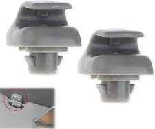 Poweka Sunvisor Clip Hook Replacement Compatible with 1998-2007 Accord Gray 