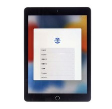 Apple iPad 5th Gen 2017 9.7" A1822 Wi-Fi Only 128GB Space Gray Very Good