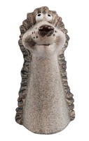 Zaunhocker Igel H:18 Cm Aus Keramik - Zaun Deko Garten, Tierfigur Pfostenhocker