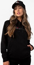 Ethika Logo Pullover Hoodie - Black Ultra-Soft, Ethika Branded Drawstring