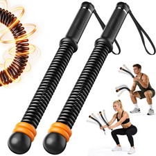 OQLXUW CORDLESS BATTLE ROPE PORTABLE BATTLE ROPES FOR HOME GYM - BLACK