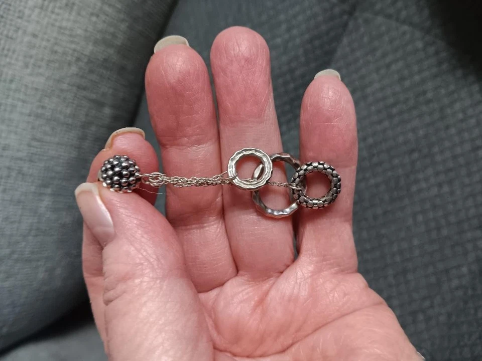 Brincos AmerWest/Pollack Dangle Circle 92,5 g/SS muito bom estado/excelente - Imagem 4 de 4