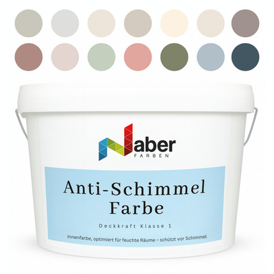 Antischimmelfarbe, Schimmelfarbe, Feuchtraumfarbe, Innenfarbe, Farbwahl,  - MATT